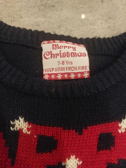 Sweter świąteczny święta wigilia