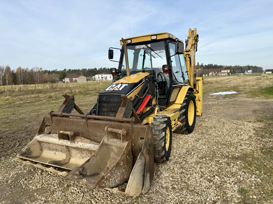 Cat 428koparko ładowarka caterpillar 428