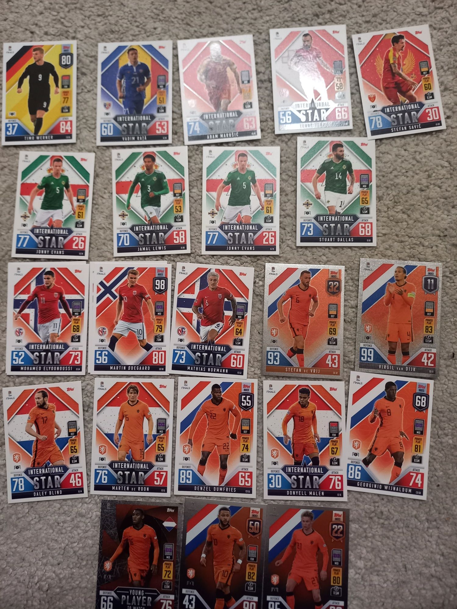 Match attax 101  Road to UEFA Nations League