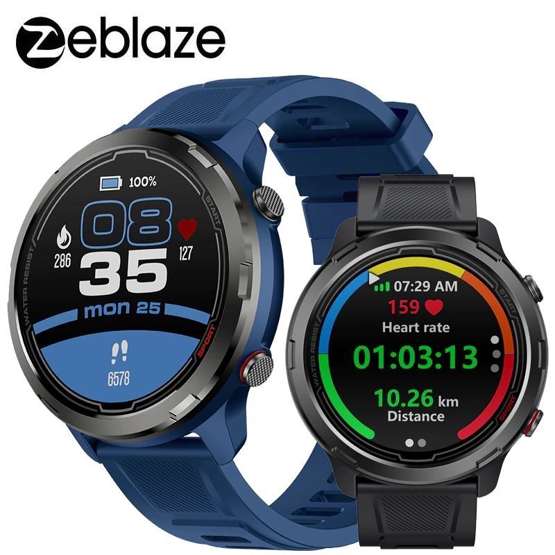 Zeblaze Stratos 2 lite smart watch cмарт годинник часы GPS IPS