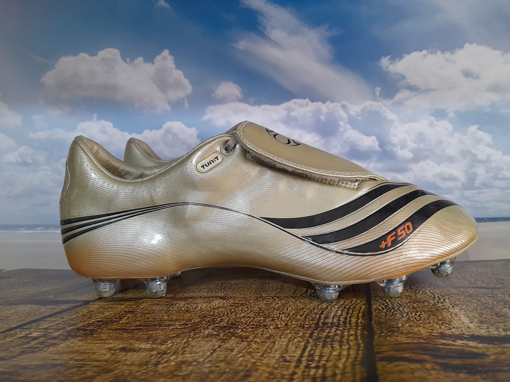 Adidas +F50 Tunit Gold оригінал 29 см. футбольні бутси копи