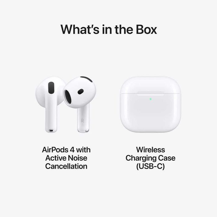 Apple AirPods 4 (ANC) novos, e por abrir