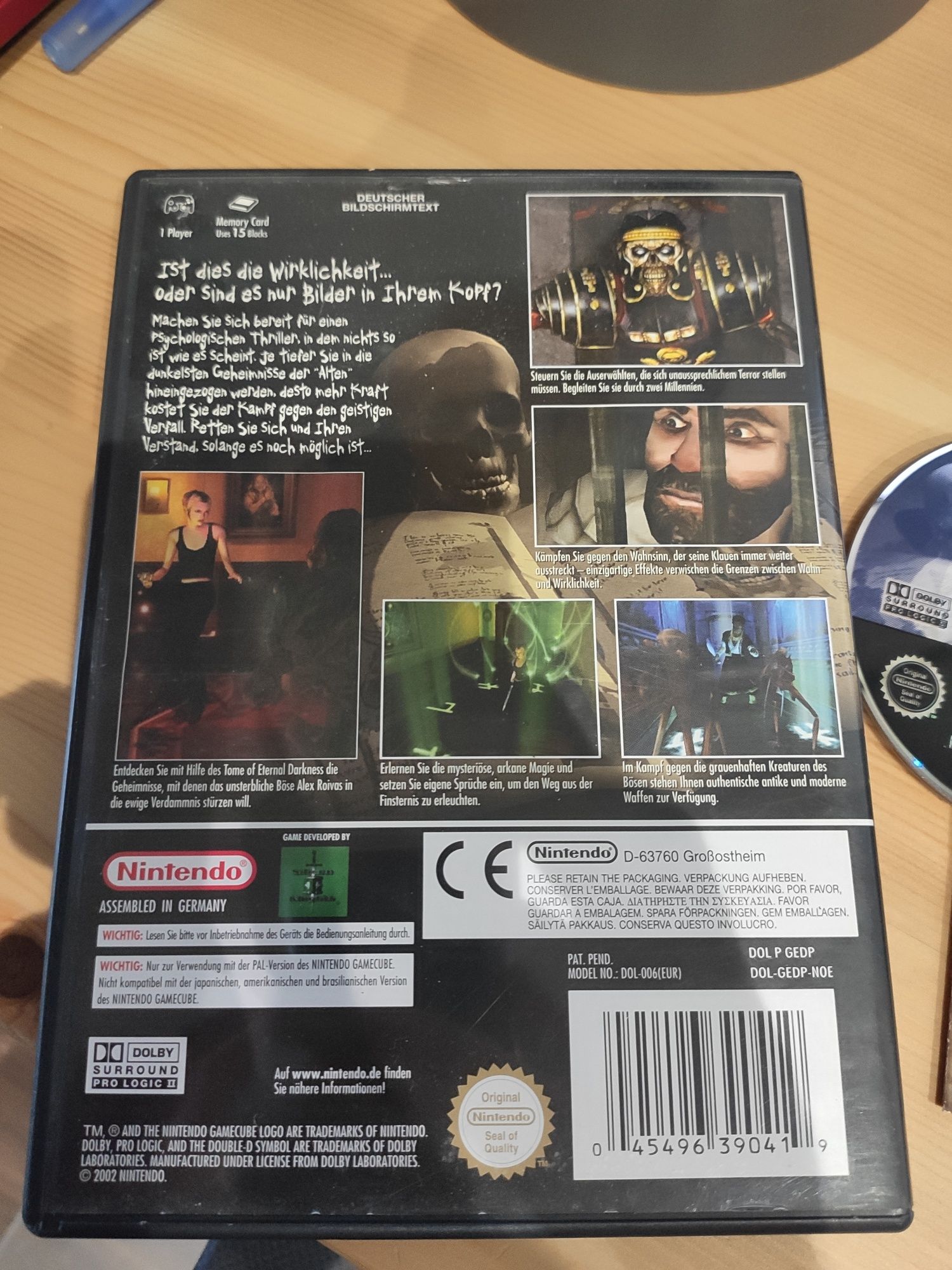 Eternal Darkness Nintendo Gamecube NGC Game Cube Wii