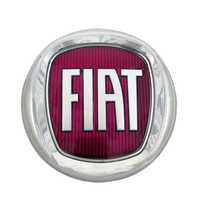 Emblemat Logo Znaczek Fiat 120Mm Czerwony