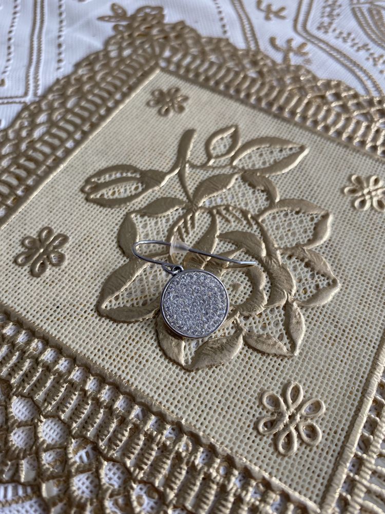 Nowe kolczyki Swarovski kółka koła