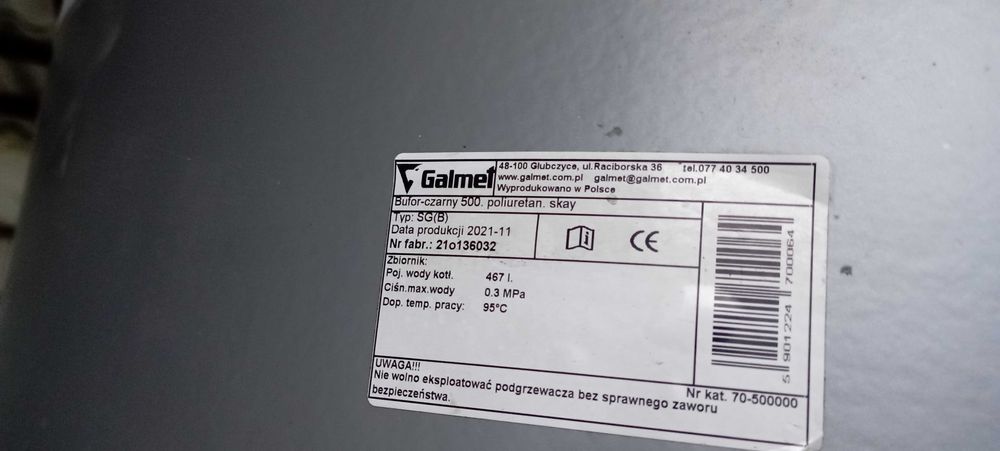 Zbiornik bufor 500l