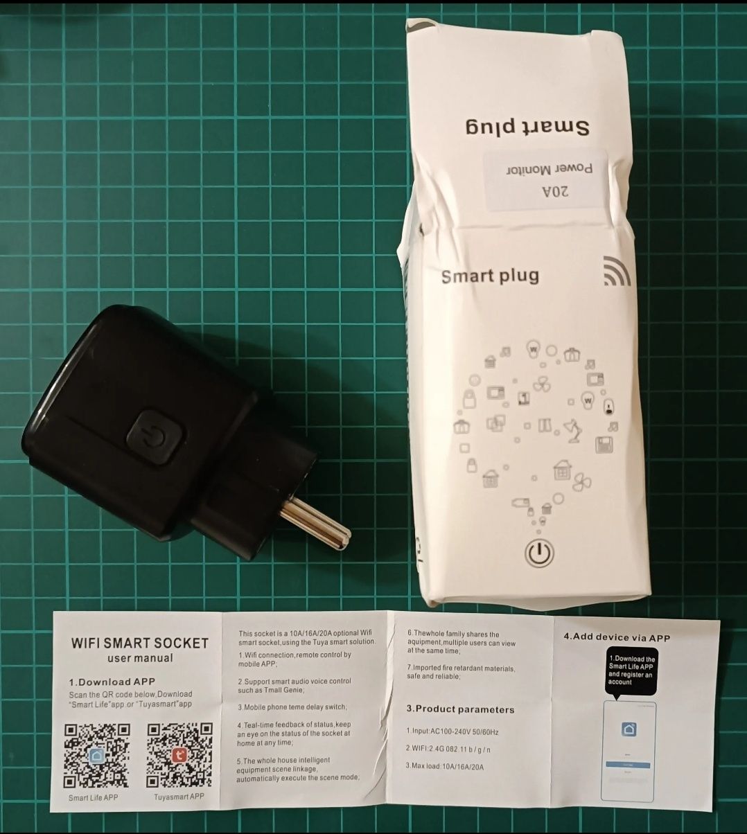 Gniazdko elektryczne wylacznik czasowy wifi programator cyfrowy 20a
