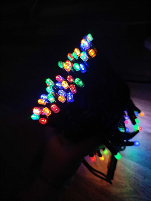 Гірлянда , гирлянда уличная Delux 10 м 100 лет белая