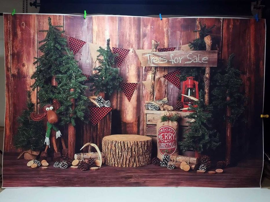 Fundo de Natal fotográfico