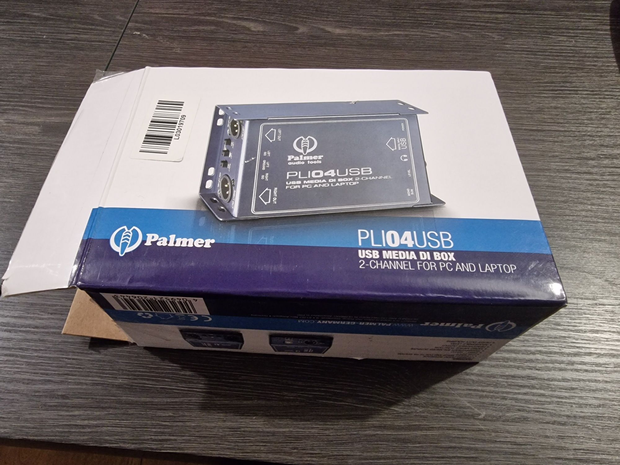 Palmer USB Media DI Box PLI 04 USB
PLI 04 USB