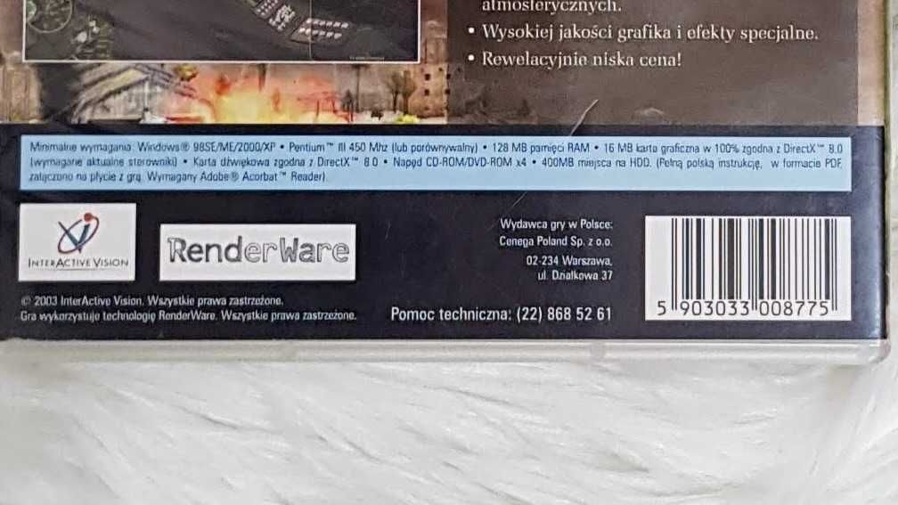 Operacja Pustynny Grom gra komputerowa PC wersja pudełkowa Cenega