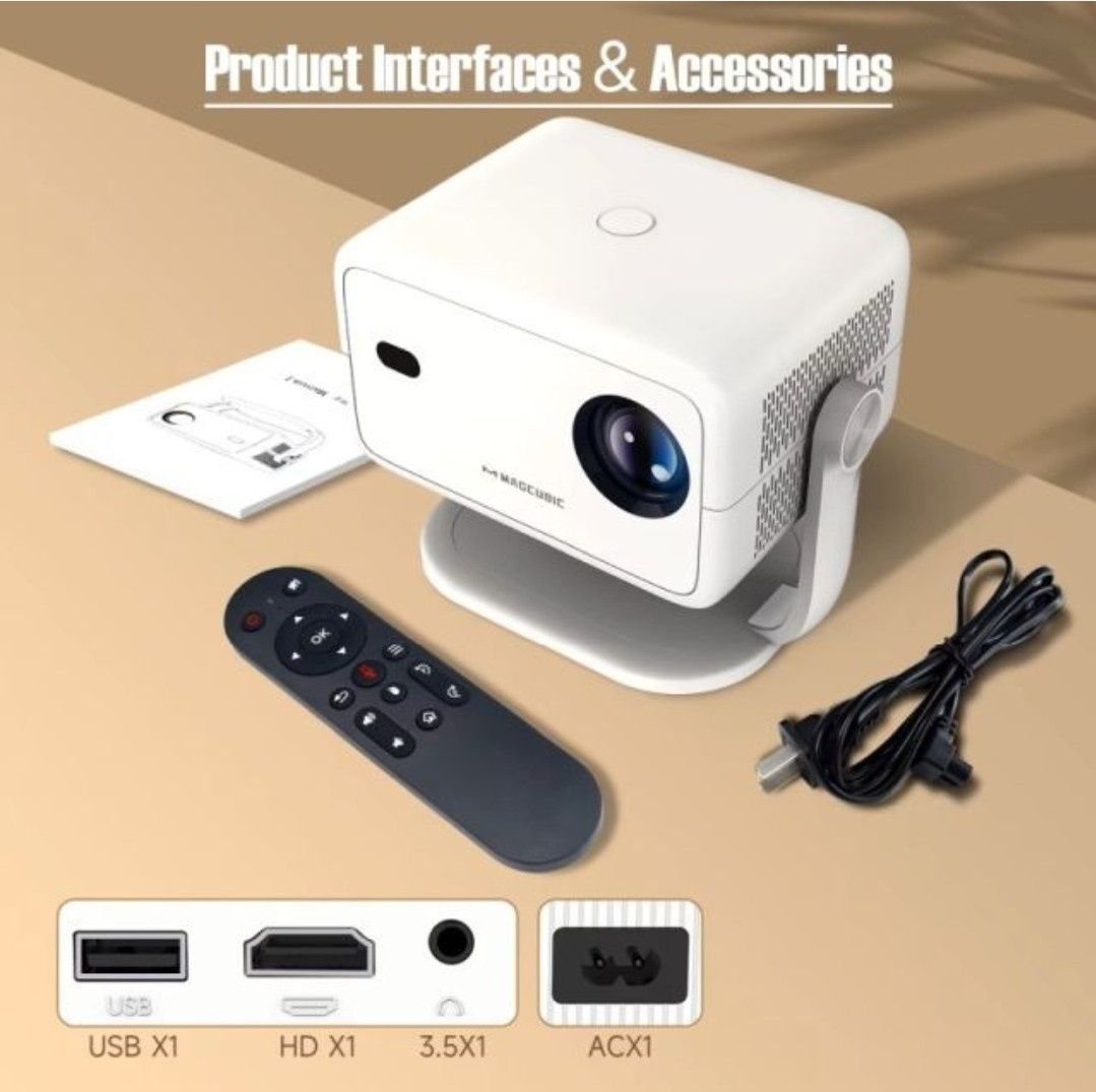 Projektor L018 Magcubic/ 650 lm WI-FI, 4K/ Android 11/Auto Focus/ z PL
