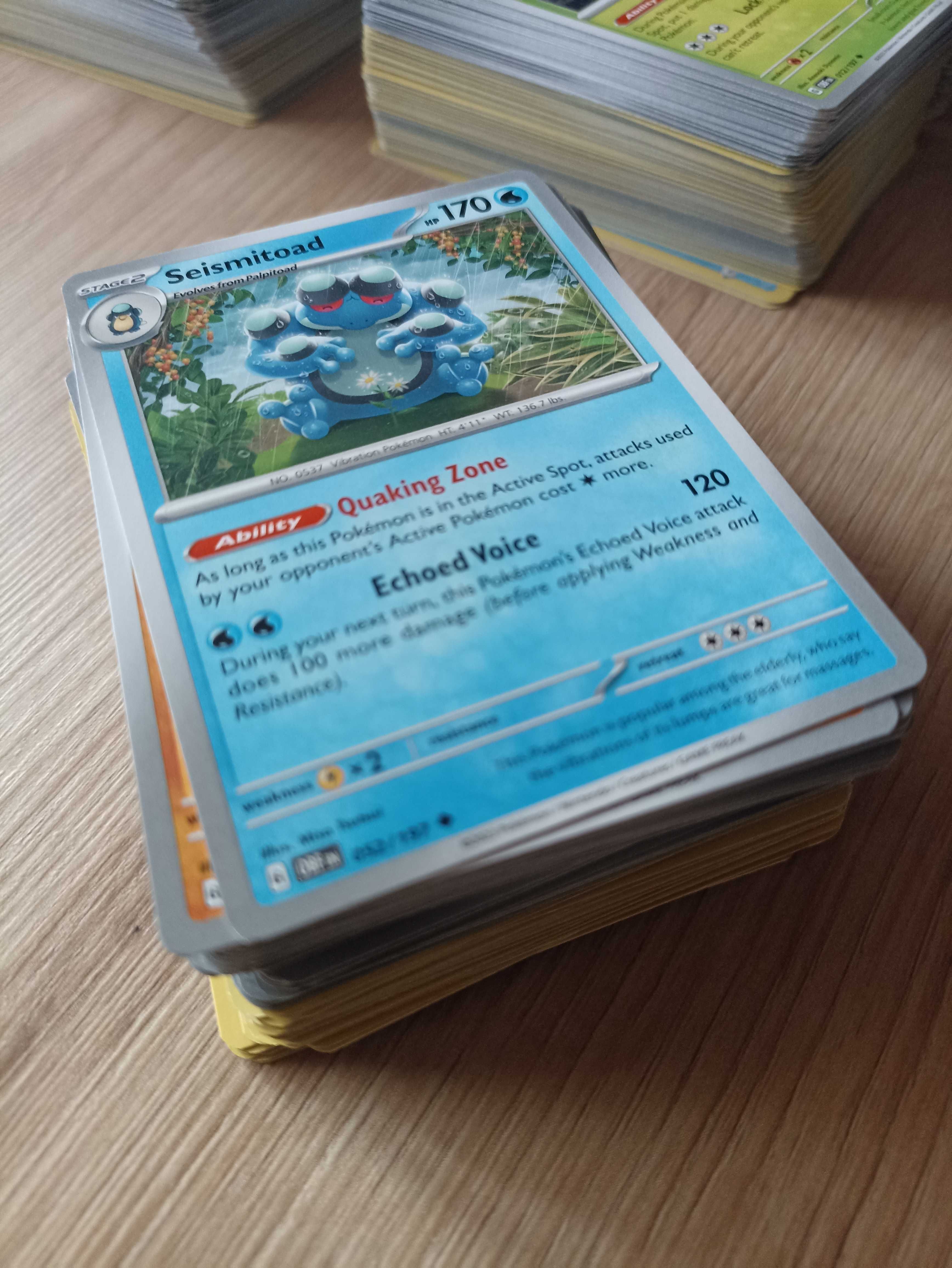 Karty pokemon 100 sztuk mix serii