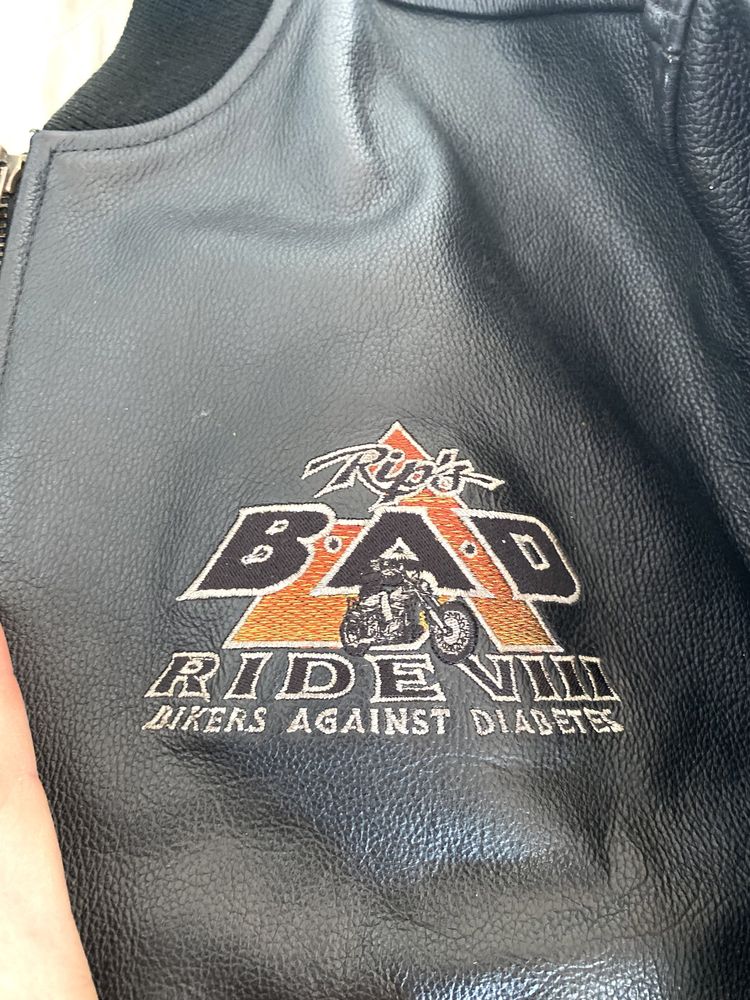 Кожанка куртка косуха кожанка Harley-Davidson харли дэвидсон реп гонки