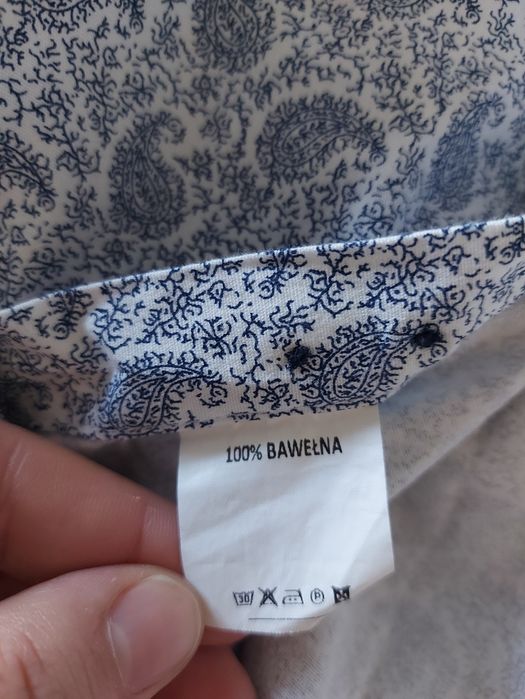 100% Bawełna Koszula Męska Gianni Ferrucci Krótki Rękaw 5XL