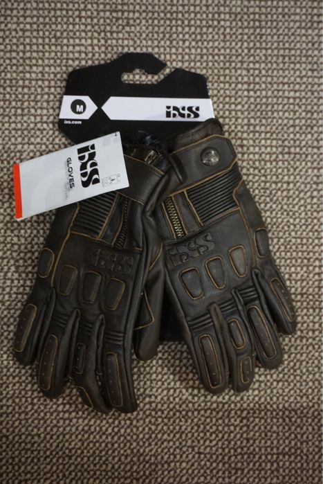 Luvas Motard em Pele Genuína IXS Kelvin