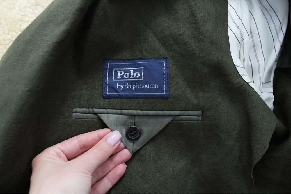 Дивовижний чоловічий піджак Polo Ralph Lauren, льон, по ціннику 445€