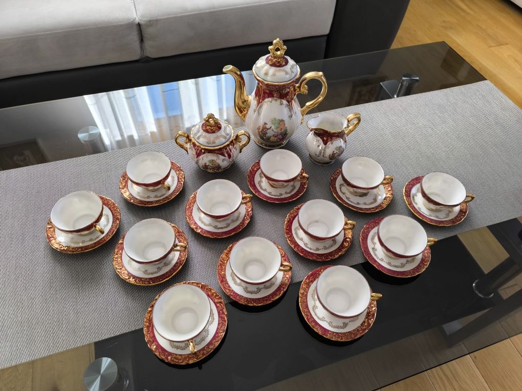 Serwis na 12 osób włoska porcelana