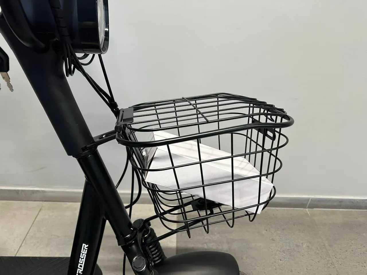 Електроскутер Crosser Mini 450W 2025 + Пас система 48v + Датчик заряда