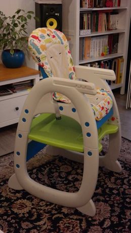 Fotelik dla dziecka do karmienia stolik + krzesełko 2 w 1 jak nowy