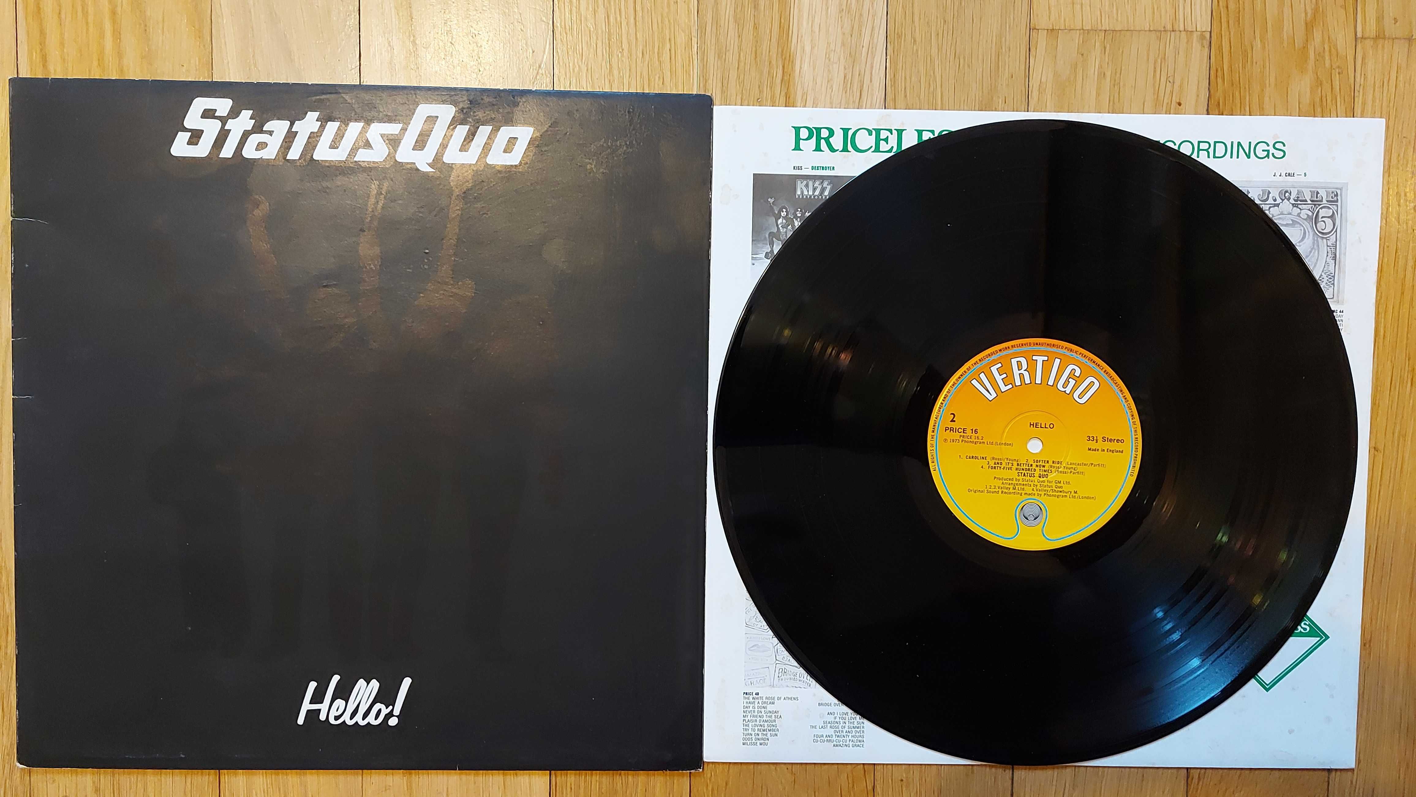 Status Quo ‎Hello UK 1983 (EX+/EX-)