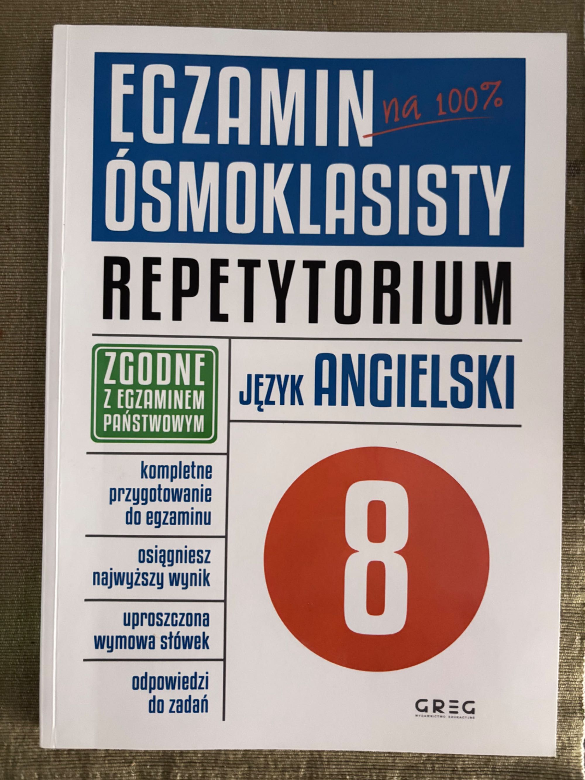 Repetytorium ósmoklasisty Jęz. angielski