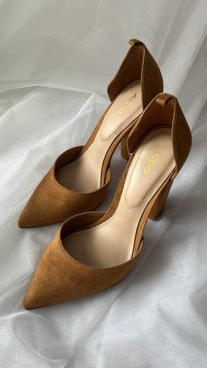 Пісочні замшеві туфлі 23 сантиметри, ALDO, 35,5-36 розмір