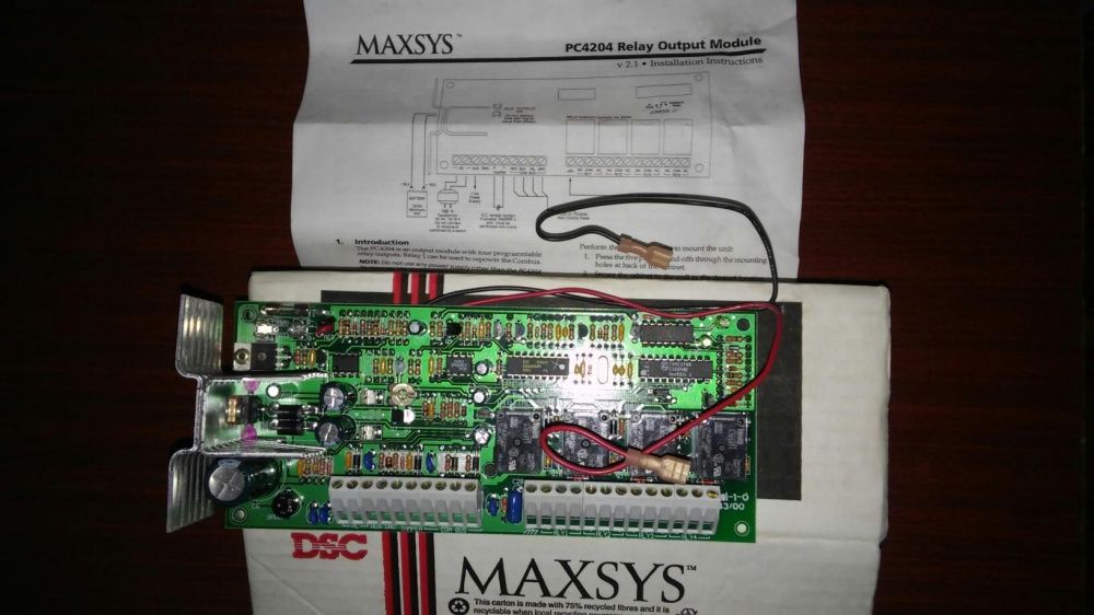 Приборы приемно-контрольные» DSC MAXSYS PC4204