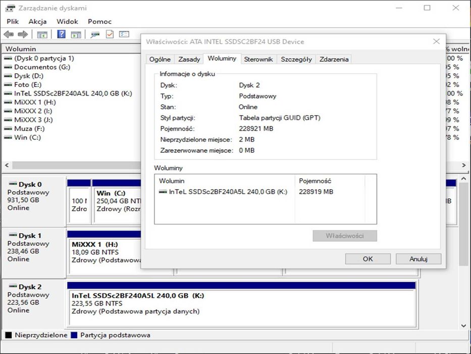 SSD 240GB InTeL  PRo