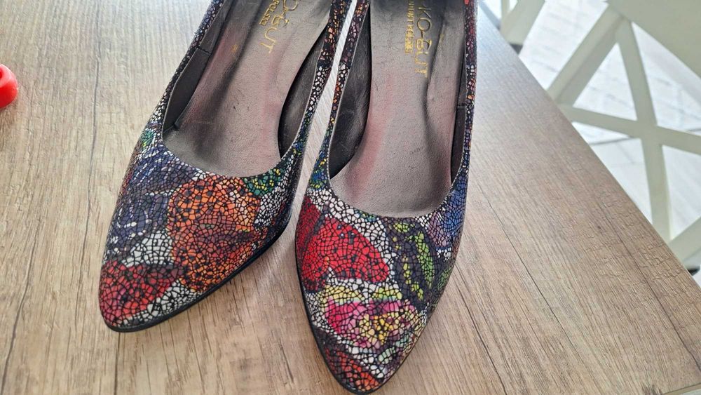 buty na obcasie / czółenka  roz38wkładka 24/5