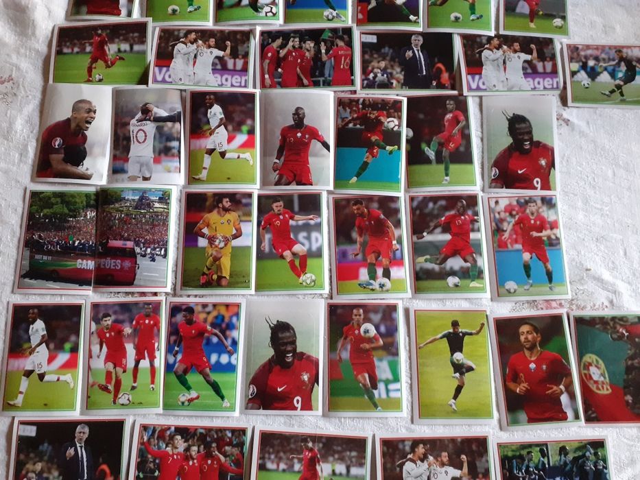 64 cromos da coleção Fome de Vencer coleção anterior
