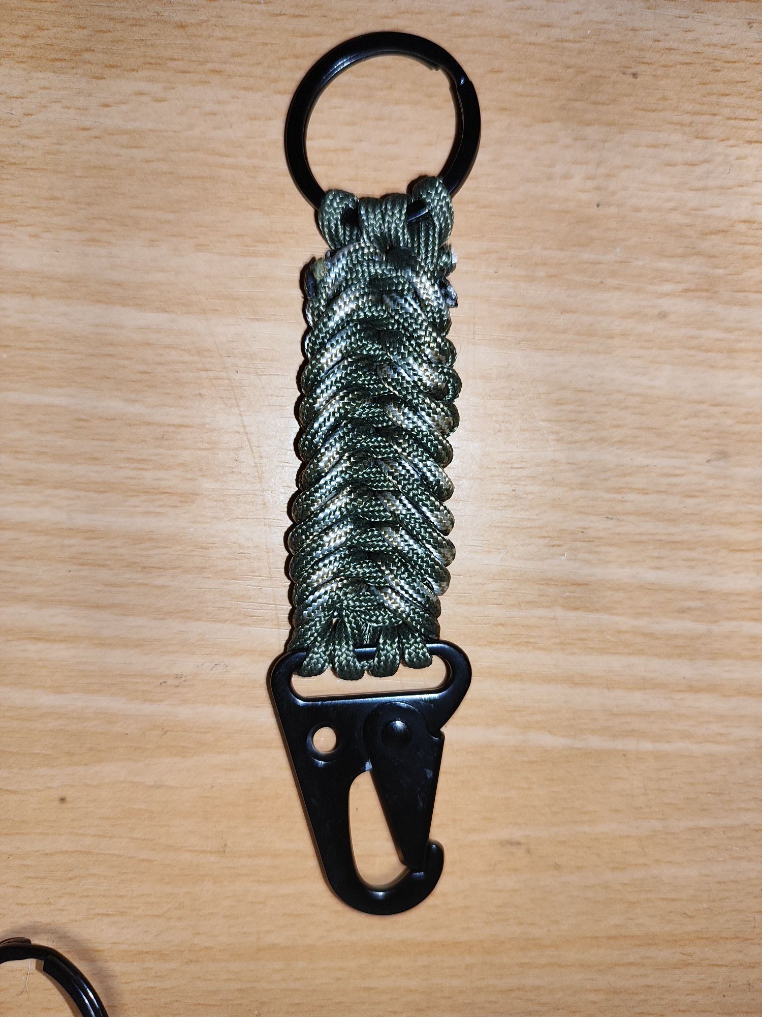 Porta chaves Paracord com gancho personalizado