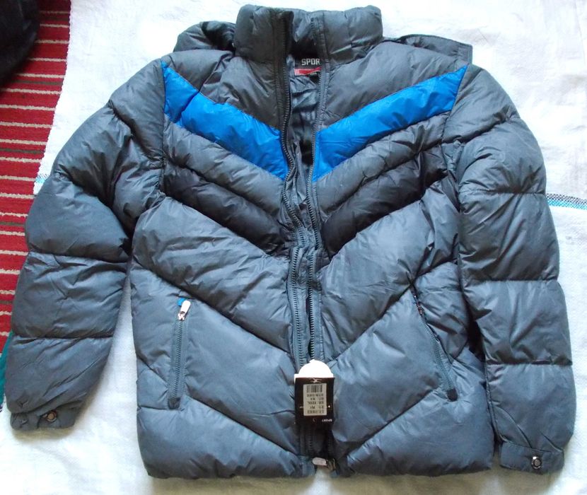 Мужская спортивная зимняя тёплая куртка, 54 р,новая