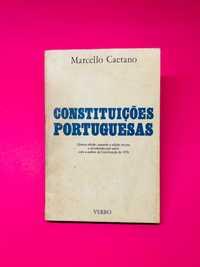CONSTITUIÇÕES PORTUGUESAS - Marcello Caetano