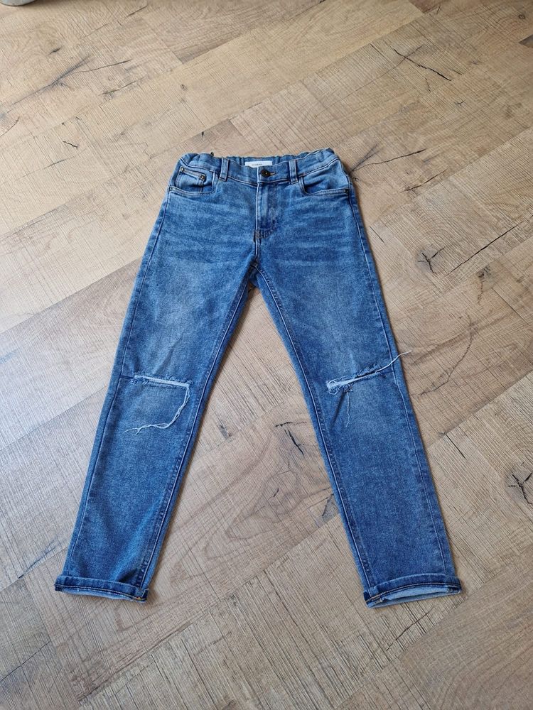 RESERVED spodnie jeans denim rozmiar 140 jak nowe