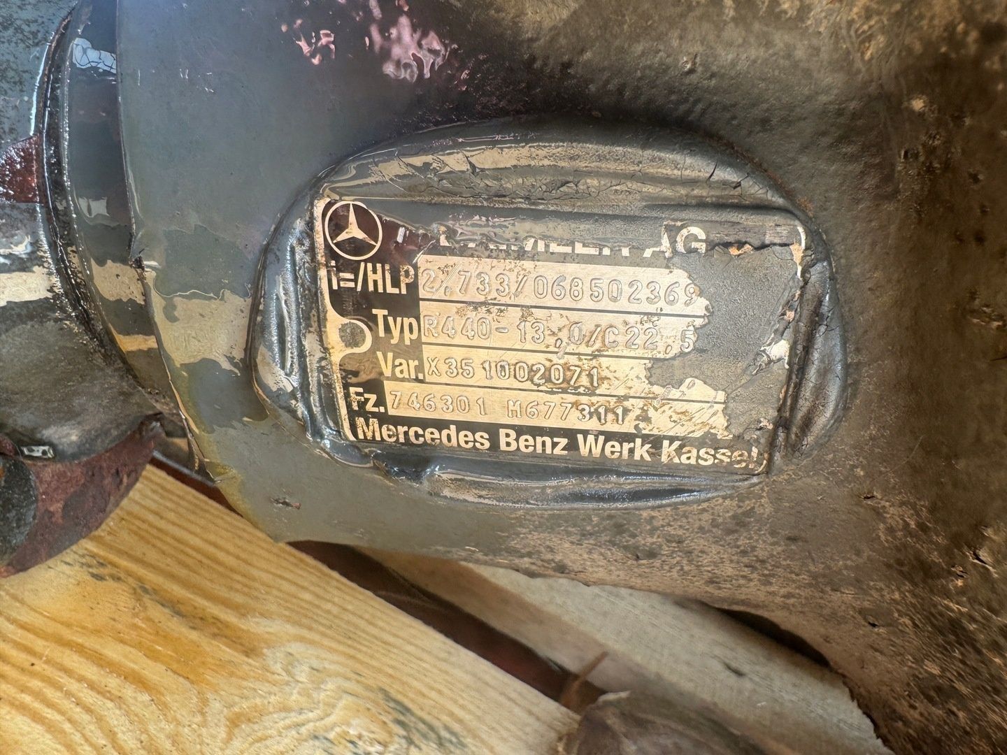 Wkład dyfer główka mostu Mercedes Actros MP 4 R440-13 2,733