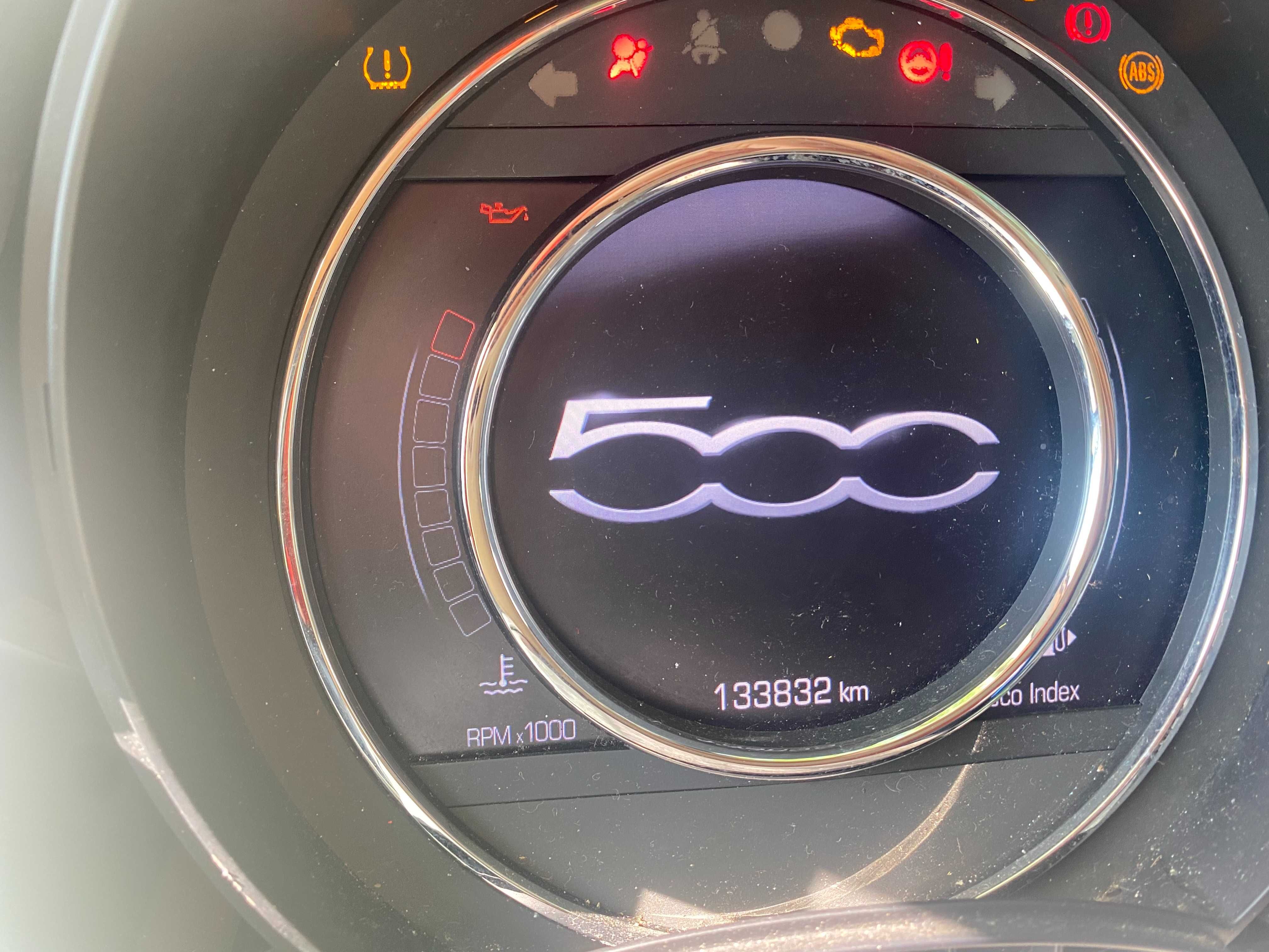 Quadrante Fiat 500 Hybrid Digital- TFT - conta Kms