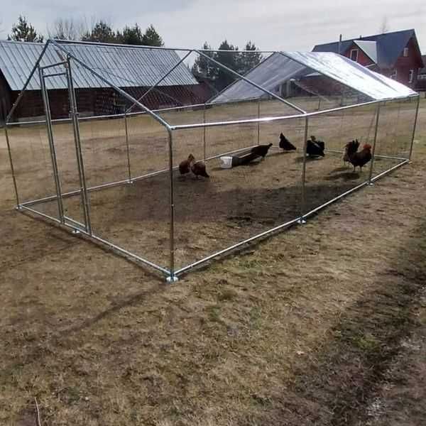 Woliera Dla zwierząt Kur Kaczek Króliki Zagroda Wybieg 3x2/3x3/3x6/3x8