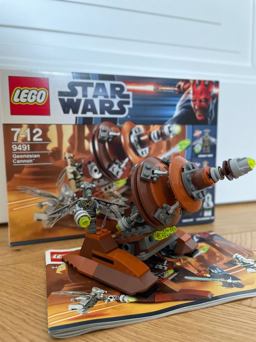 kompletne LEGO Star Wars (Gwiezdne Wojny), Geonosian Cannon, 9491
