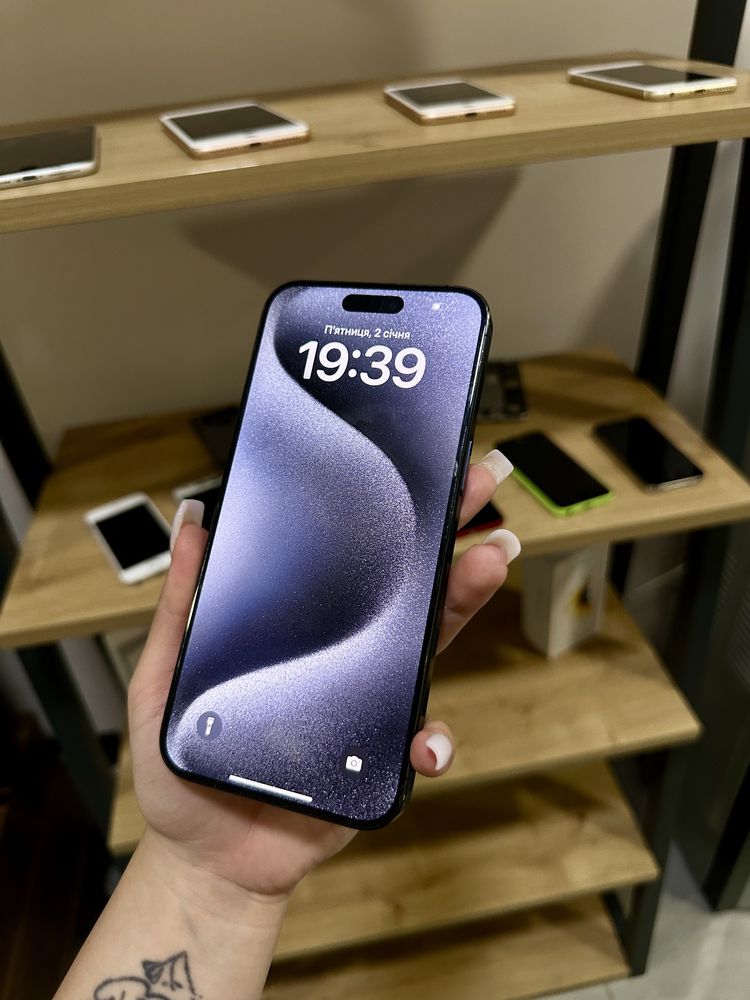 Iphone 15 Pro Max 256 Gb Blue Titanium Скло в подарун Розстрочка Обмін