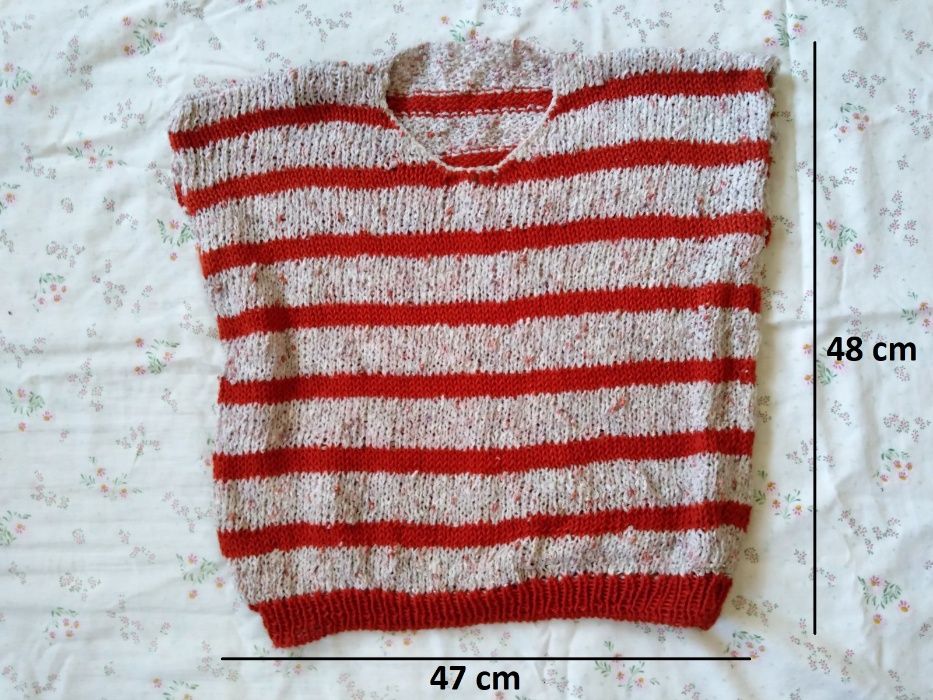 Peças de malha feitas à mão (peças únicas)