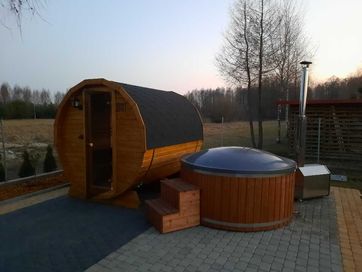 Jacuzzi Ogrodowe Balie Kąpielowe Bania Gorąca Beczka od Producenta LT