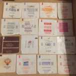 Lote de cerca 100 pacotes açúcar (wraps) Alemanha antigos