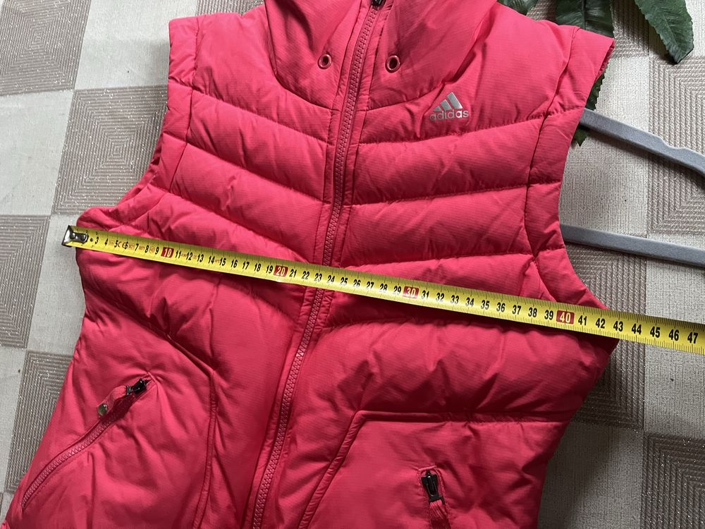 Adidas kamizelka orginał czerwona markowa S wiosenna