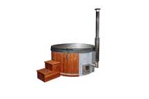 Balia Ogrodowa Domowe SPA Basen Jacuzzi Hot Tub Piec stal 316