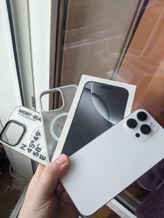 Iphone 16 Pro Max Neverlock Фіз-сім, на гарантії Apple