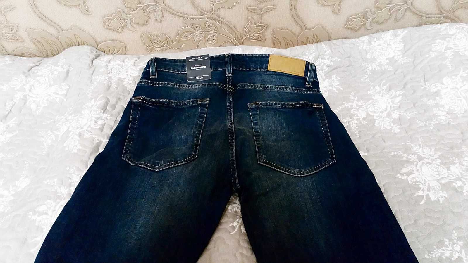 NOWE SPODNIE męskie JEANSY - Dressmann rozmiar 30