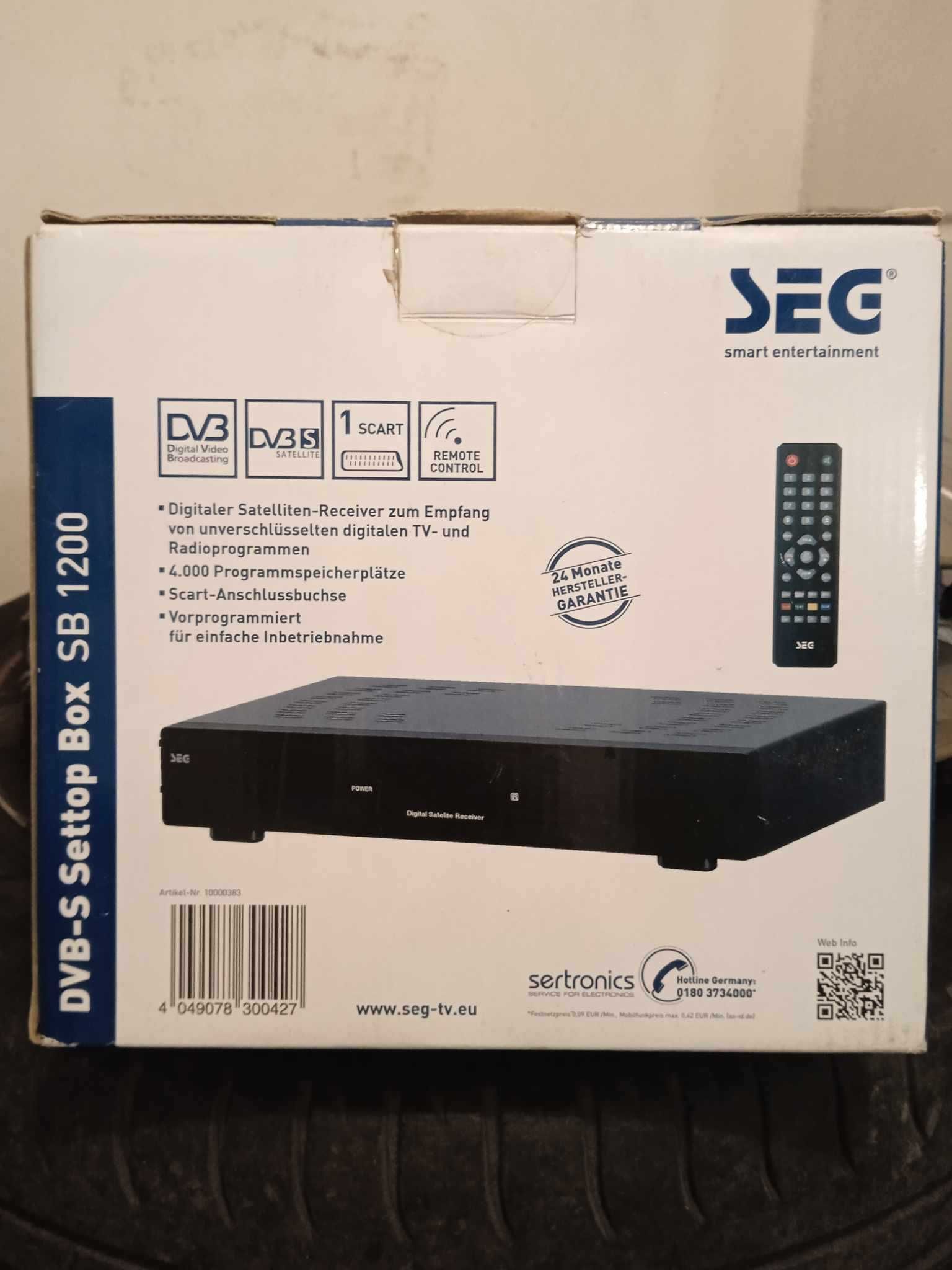Dekoder DVB-S Seg tylko do telewizji satelitarnej