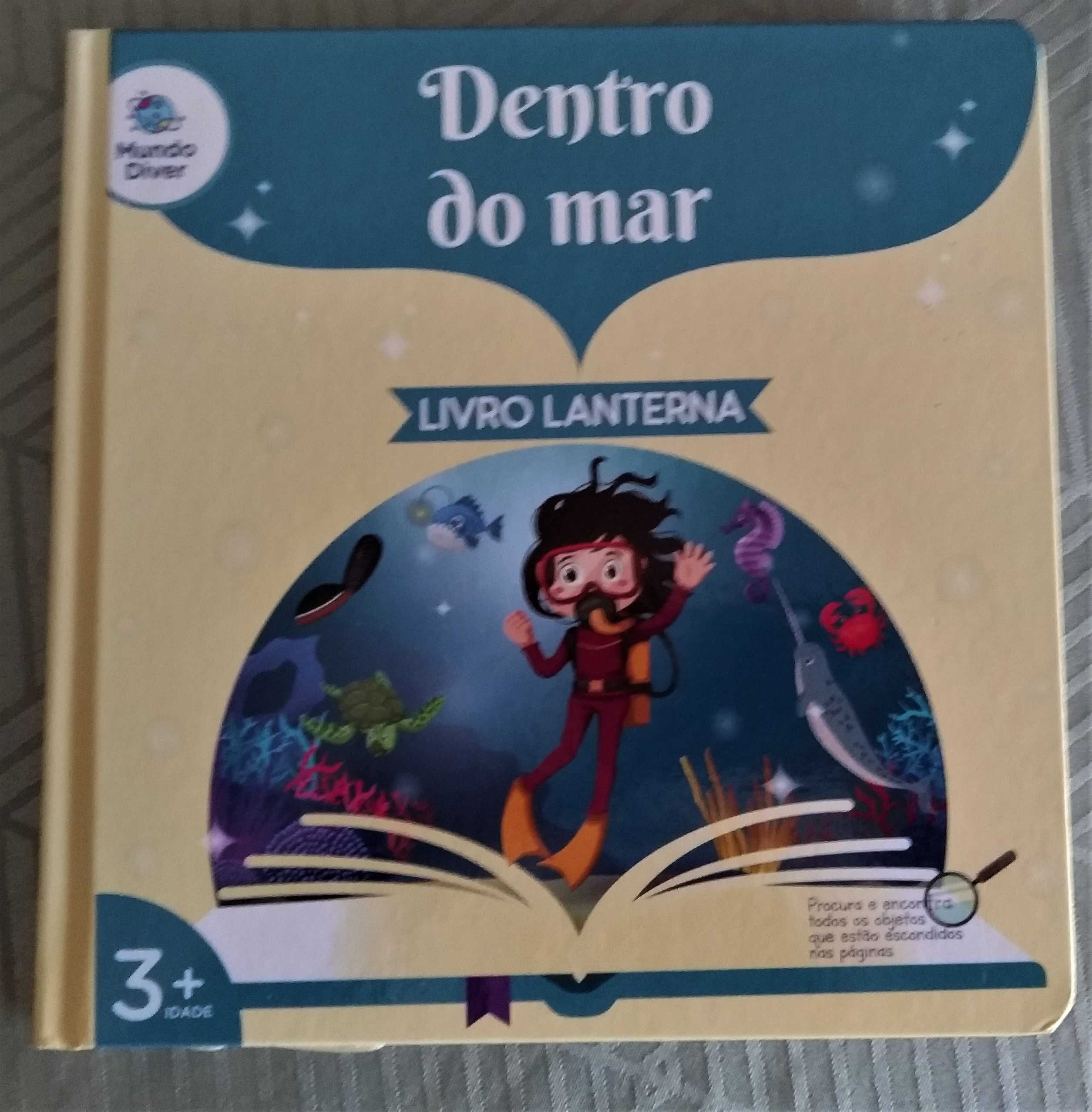 Livro lanterna - Dentro do mar - Infantil