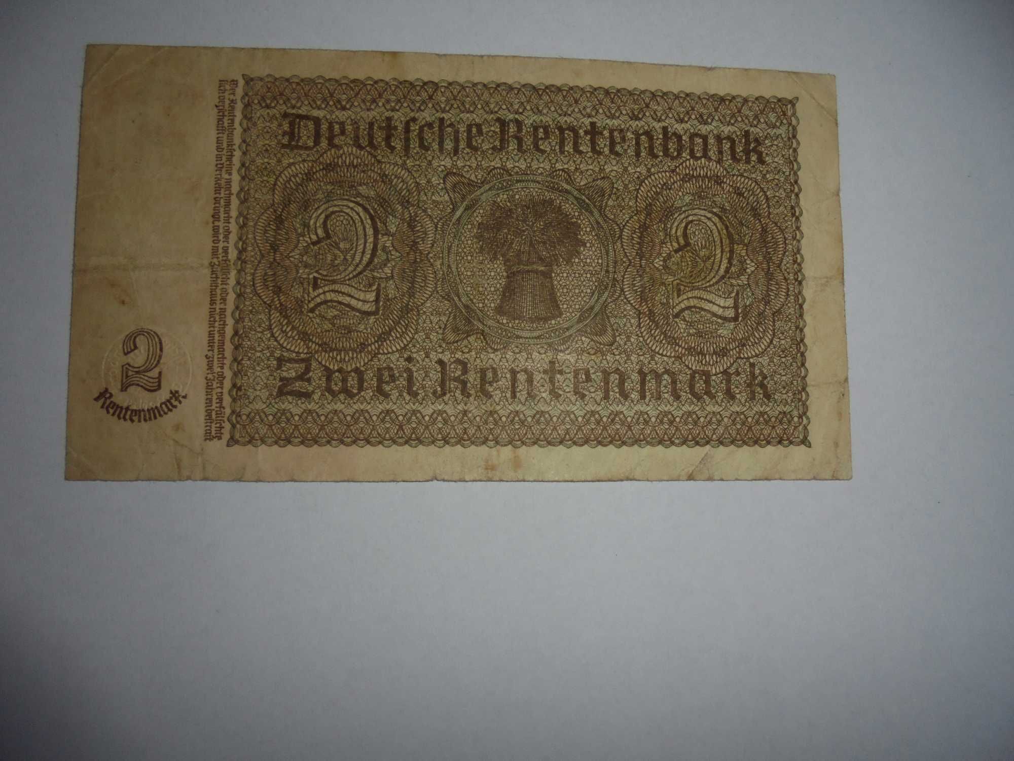 Banknot Niemcy 2 marki 1937  b320